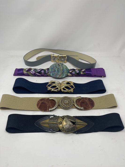 Lot Of 6 Vintage Belts