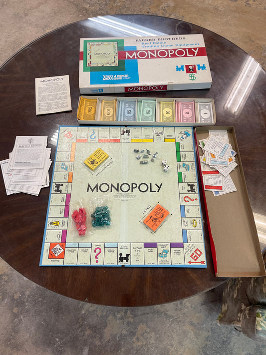 1961 Monopoly Game By Parker Bros.
