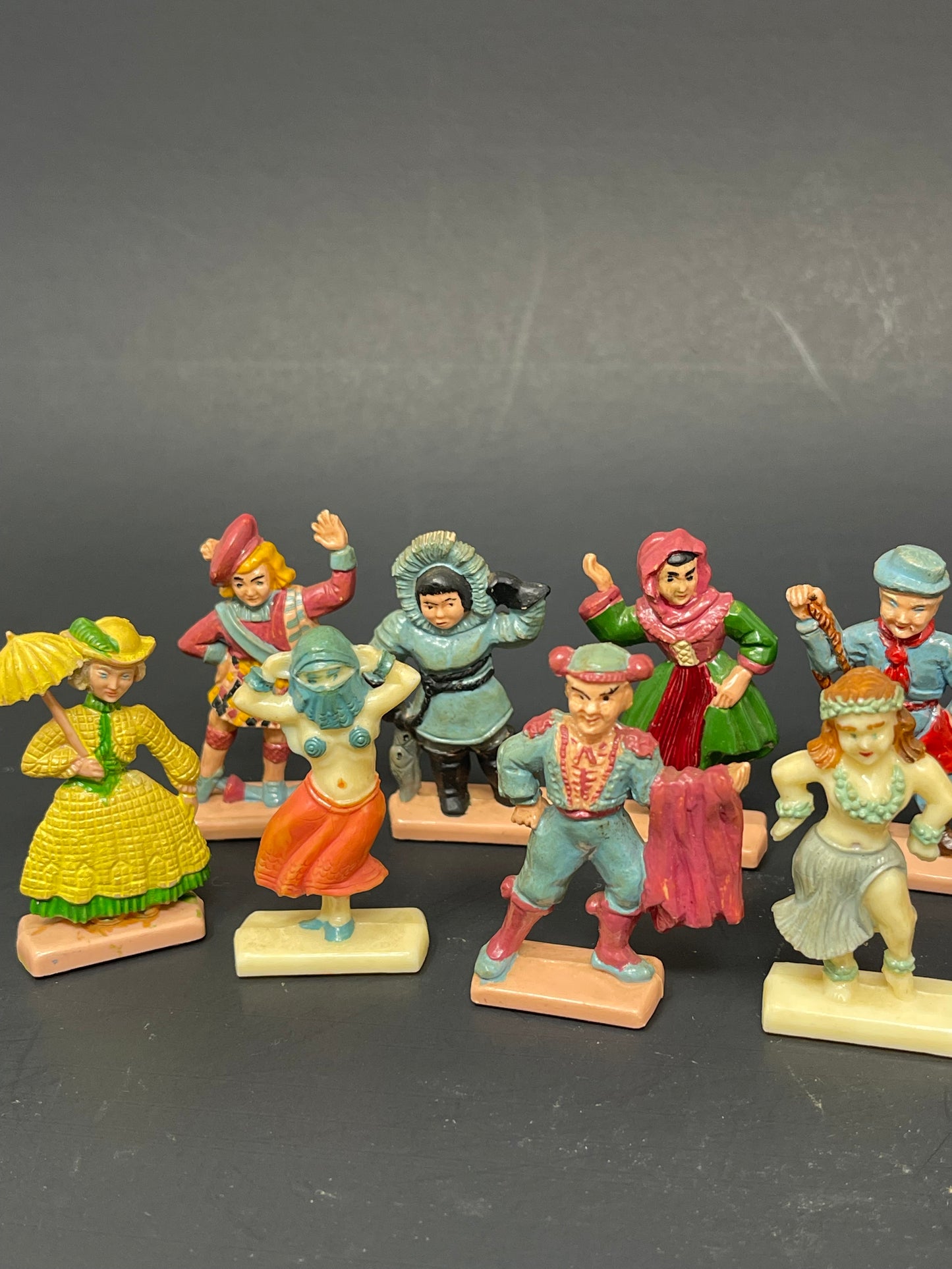 Miniature Dolls Of The World Plastic Figures