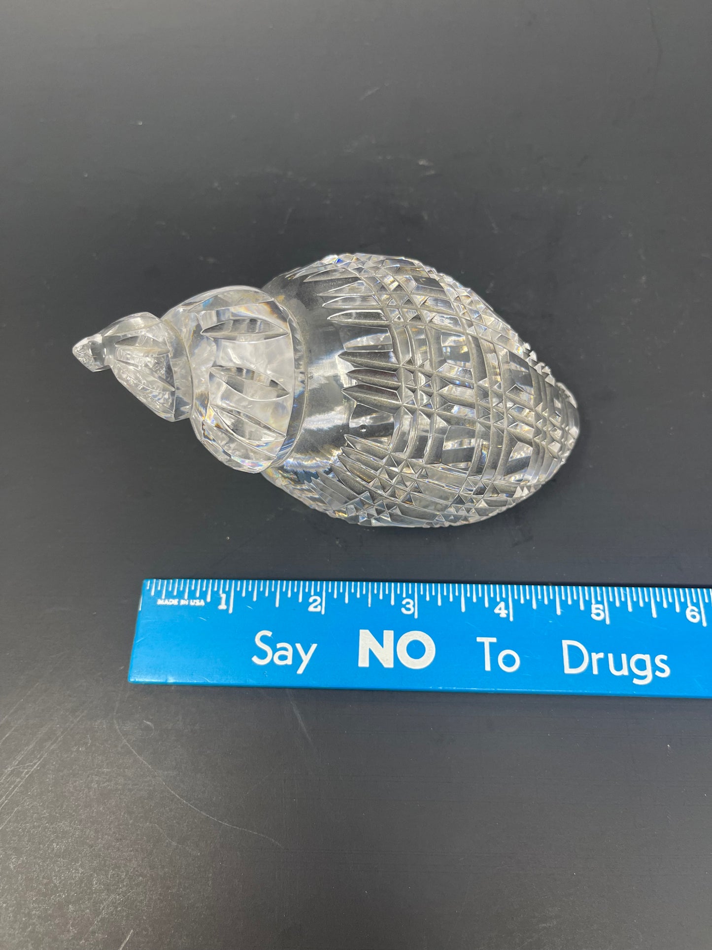 Waterford Crystal Conch Shell Paperweight
