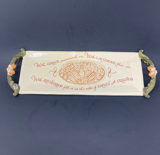 Ceramic Amscan Friends & Family Blessing Rectangle Tray