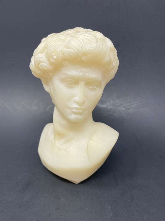 David Bust Wax Candle