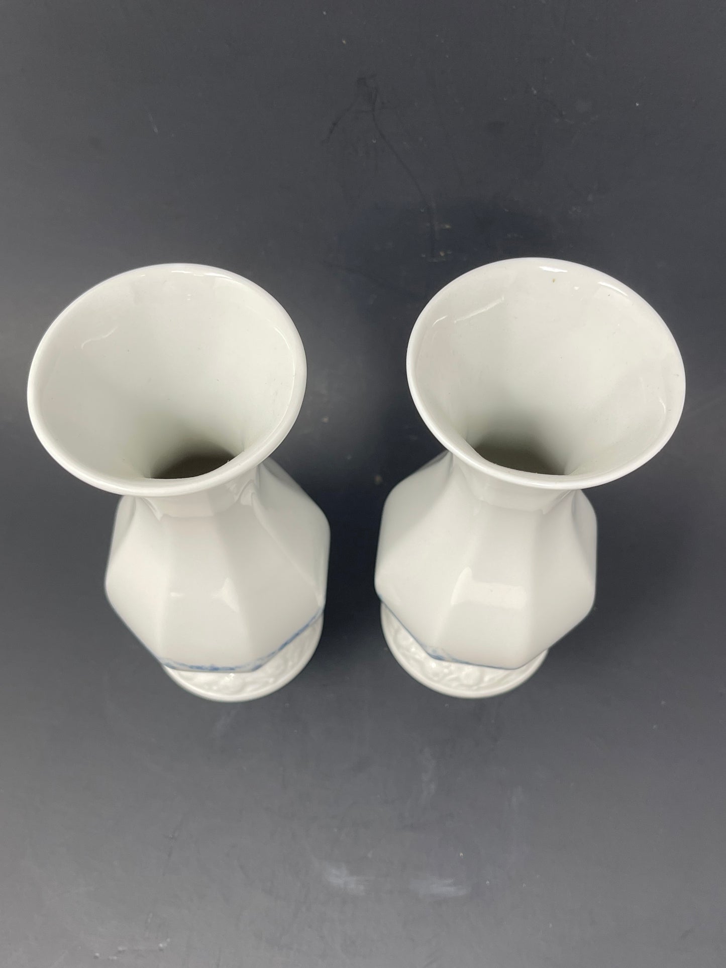 Set Of 2 Classic Rose Rosenthal Group Vases