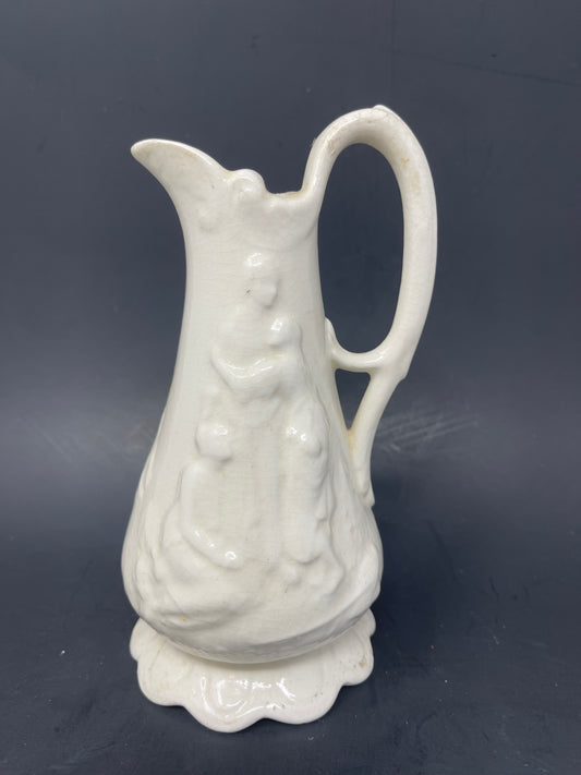 White Ceramic Small Creamer