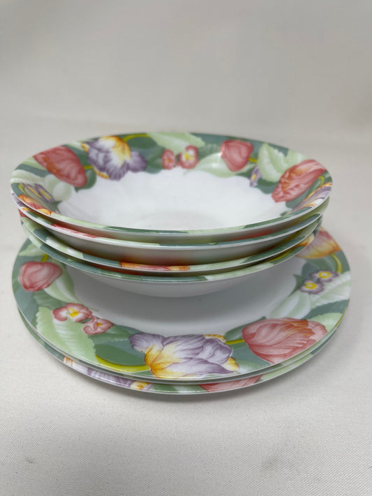 Arcopal 4 Bowls & 3 Saucer Replacements