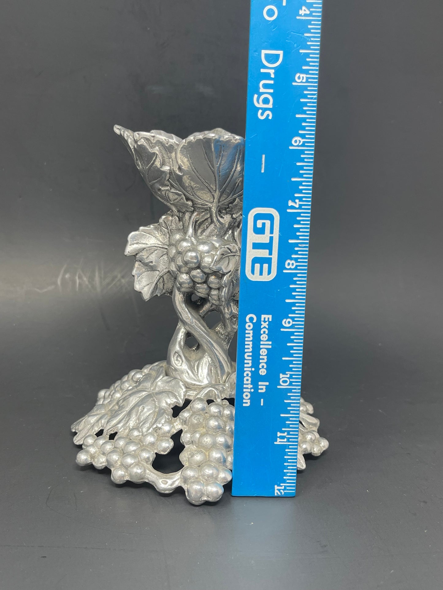 Arthur Court Aluminum Candle Holder