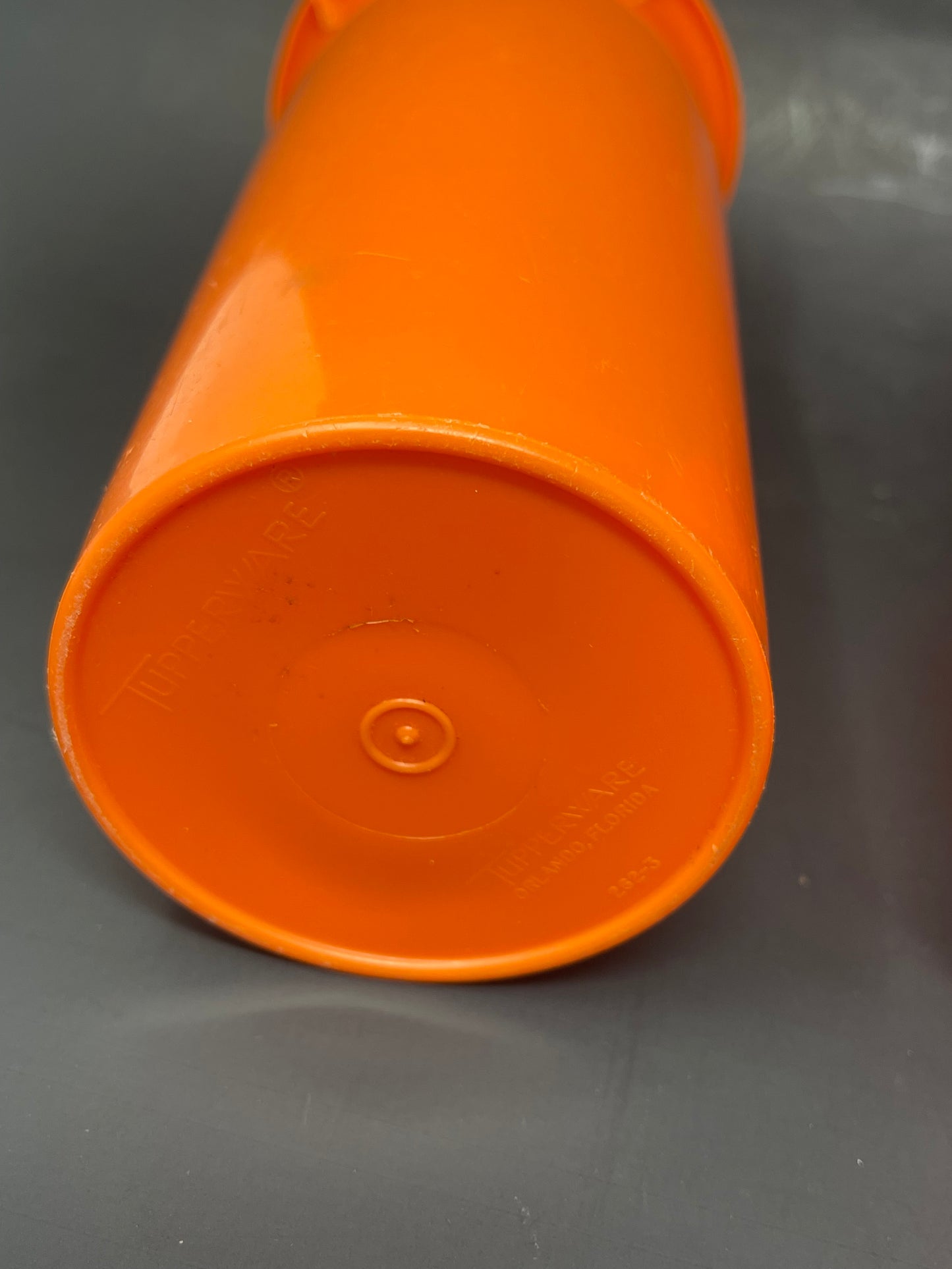 Vintage Orange Tupperware Drink Buddies W/ Cups