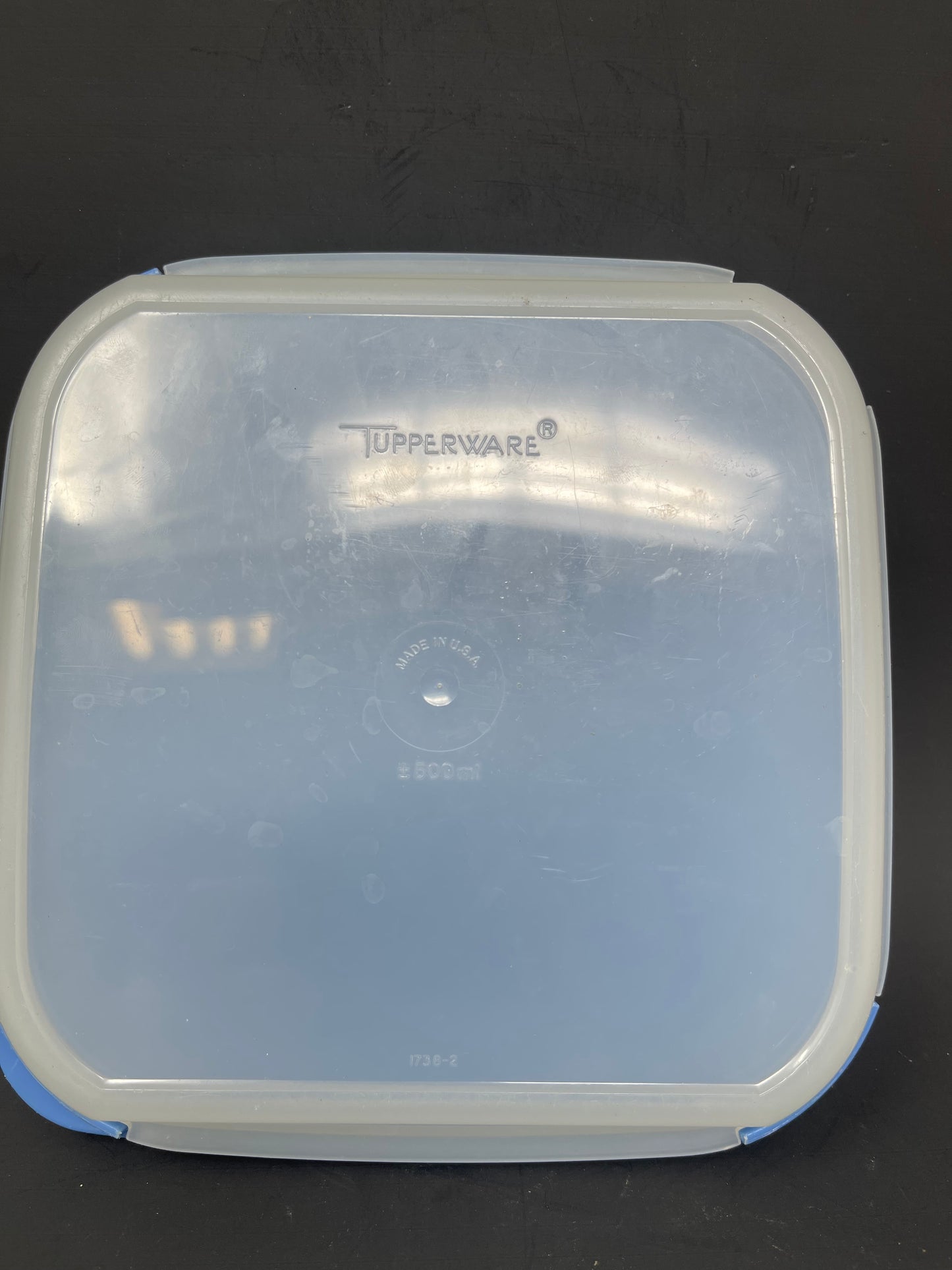 Set Of 2 Blue Tupperware