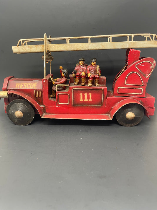 Vintage Model Fire Rescue Truck