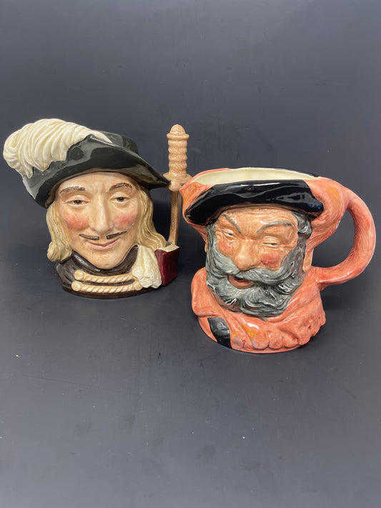 Set Of 2 Doulton & Co. Jumbo Mugs