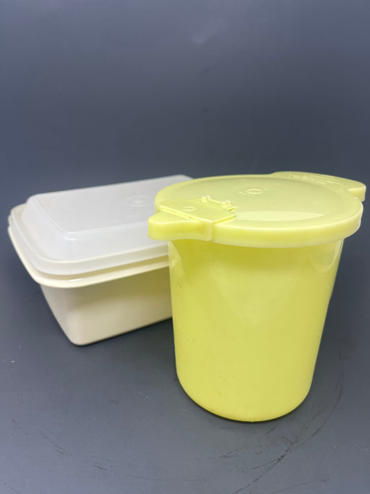 Set Of Tupperware Includes Storage Container & Pourer