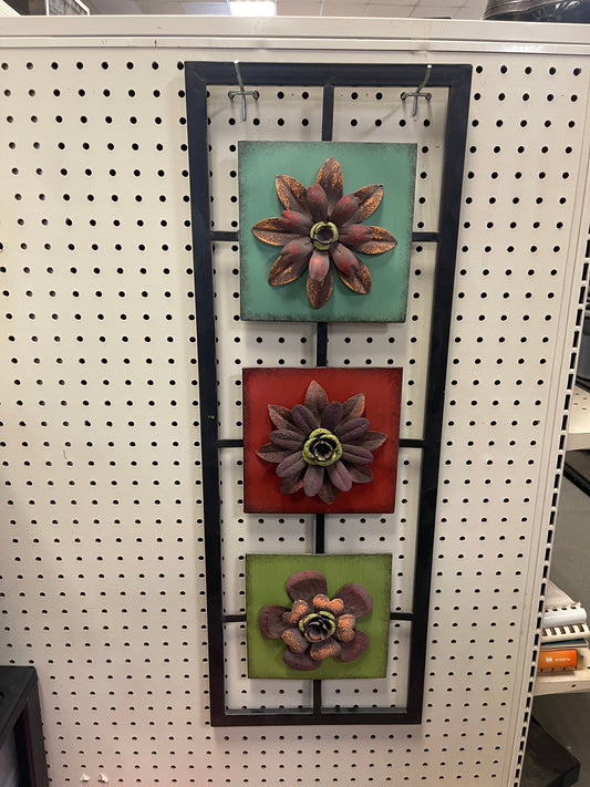 Metal Flower Wall Decor