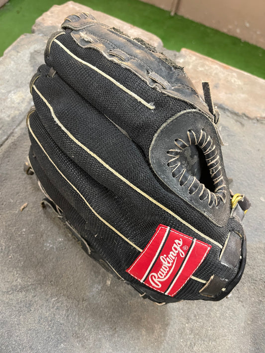 Rawling Black Baseball Mitt
