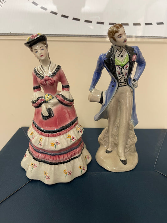 Set Of Goldscheider Figurines (Easter Parade & Yankee Doodle)